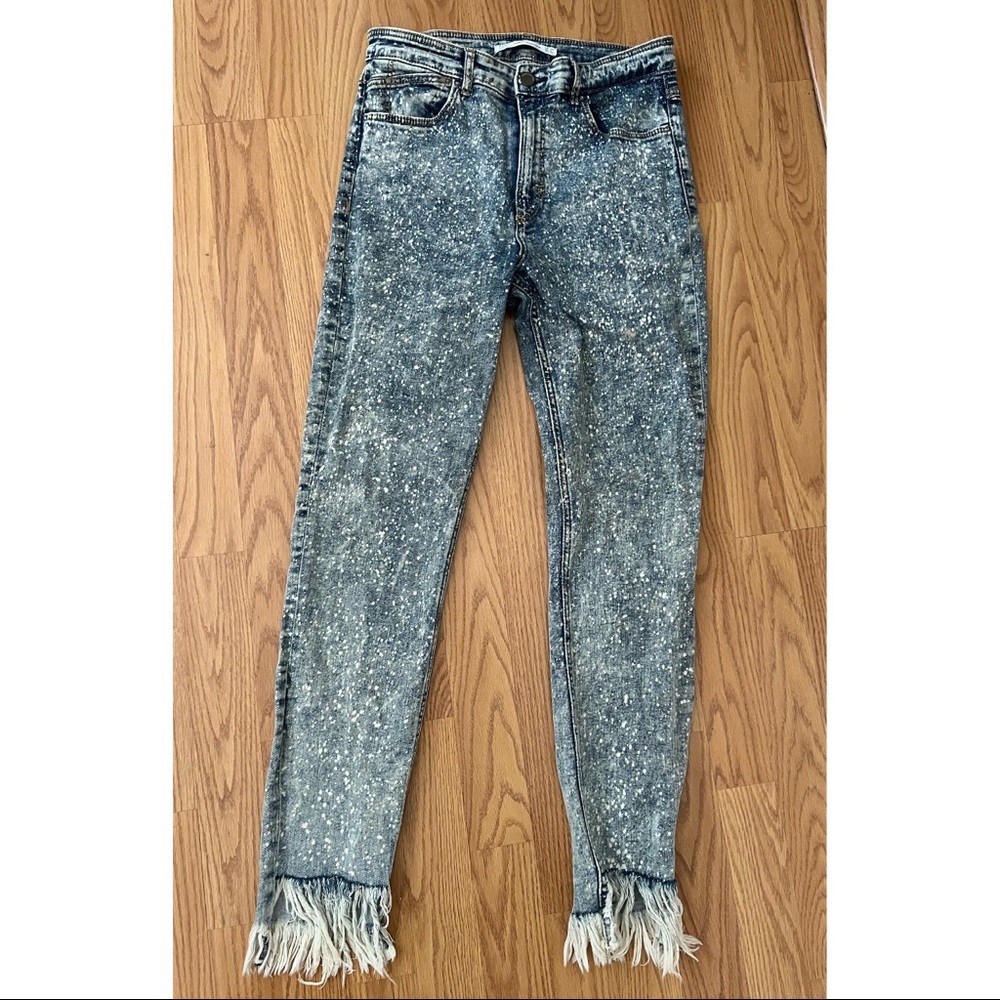 Zara high waisted jeans size US 6
